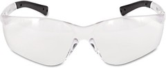 2 Pair MCR BearKat BK1 Series Safety Glasses Clear Lens UV-AF Anti-Fog Frameless