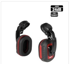Milwaukee 48-73-3250 BOLT 24dB Earmuffs, Use with Safety Helmets and Hard Hats.