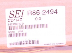 10 NEW SEI CD1/4Z ZERO 0 OHM JUMPER 1/4 W .25 W WATT SIZE RESISTOR FREE SHIP USA