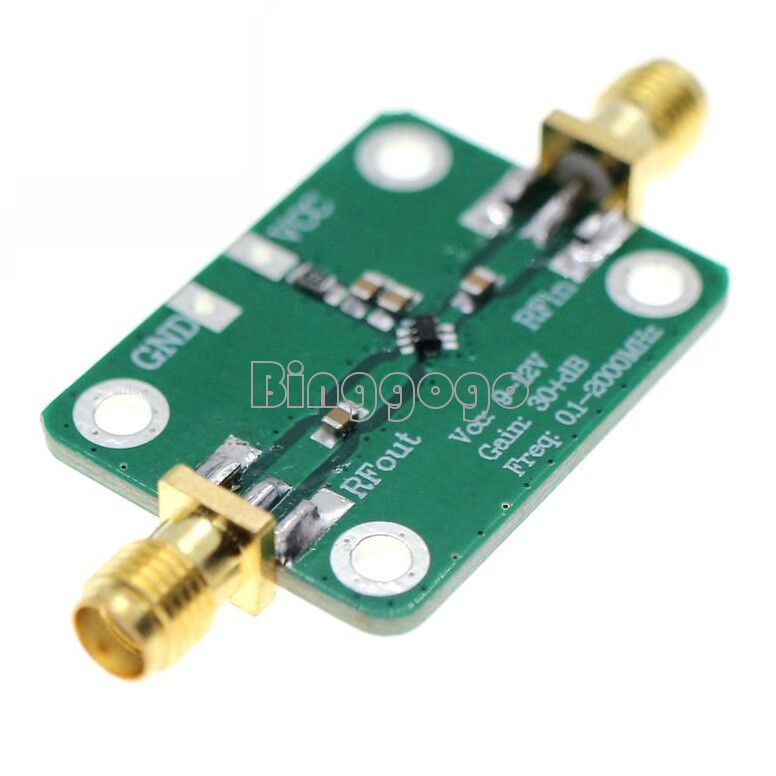 Signal Receiver Low Noise LNA Board Wide Broadband 0.6-60dB RF Amplifier Module