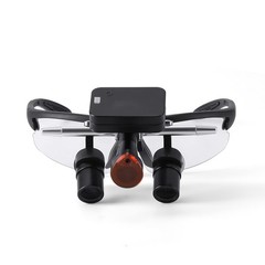 4.0X Dental Surgical Medical Loupes Magnifier Binocular Ergo+5w LED Headlight