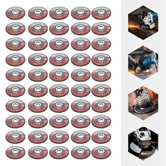 50 PACK Grinding Wheels 4-1/2″ x 1/4″ x 7/8″ Metal Steel 4.5″ Disc Angle Grinder