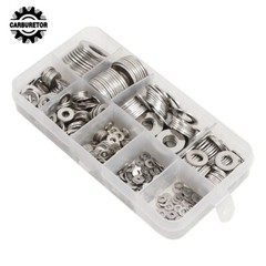 600 Pack Value Kit 304 Stainless Steel Flat Washer Washers Assortment Set