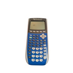 Texas Instruments TI-84 Plus Silver Edition Graphing Calculator Blue Silver