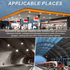 150W LED Canopy Light Parking Lot Gas Station Lamp IP65 21000LM Lights 5700k