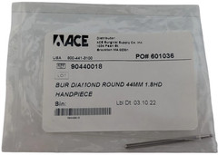 ACE 90440018 Diamond Round Dental Bur #6 44mm 1.8mm HP Handpiece
