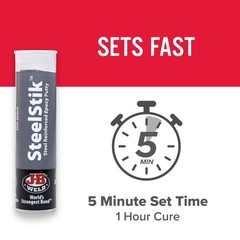 J-B Weld 8267 SteelStik Epoxy Putty Stick 2 oz – Steel Reinforced Repair