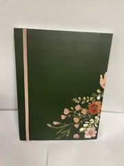 Punch Studio 12 Months Green Floral 2025 Planner Monthly & Weekly Planner