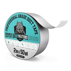 Grey Duct Tape Heavy Duty Version, 2 Inches x 50 Yards Per Roll, Waterproof IP65