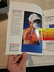 Vintage 1991 3M Maintenance Free Respirators For Metal Working Catalog Brochure