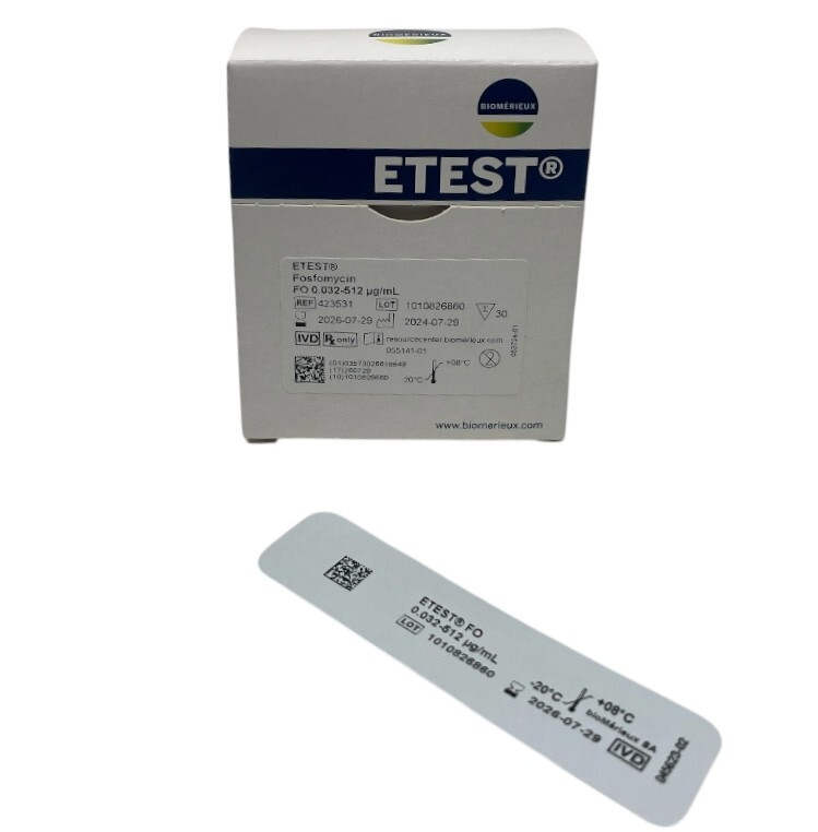 Biomerieux ETEST® Fosfomycin (FO) 30 Single Pack Blister
