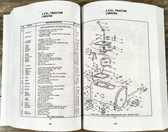 Ford 1821 1841 Gasoline Tractor Parts Operators Manual Owners Set Catalog Book