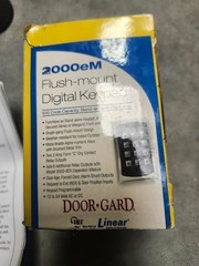 Linear 2000EM Flush-Mount Durable Metal Access Control Keypad