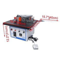 110V Auto Edge Banding Machine for Curved Straight Line 0-6/Min Small Type