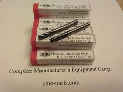 10pcs 3/16″ Tialn coated solid Carbide End Mills 4 Flt general machining #GM1006