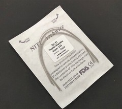 Dental Orthodontic Super Elastic Wire Niti Round Arch Wires Ovoid Form 10pcs/bag