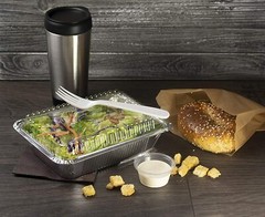 1 lb Oblong Aluminum Foil Take-Out Disposable Pan with Dome Lids To bake & Serve