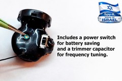 Wall and Glass Spy Bug invisible transmitter hear via windows UpTo 300m distance