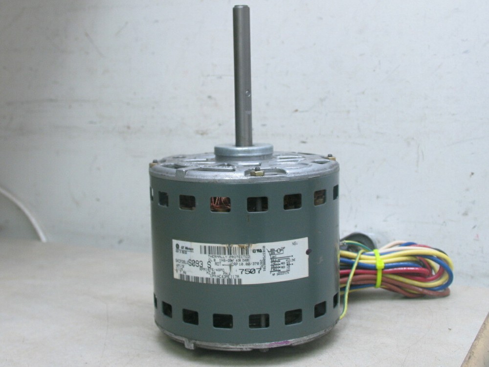 GE 5KCP39LGS093S Blower Motor 1/2 HP 1075 RPM 4SPD 115V HC43AE117A