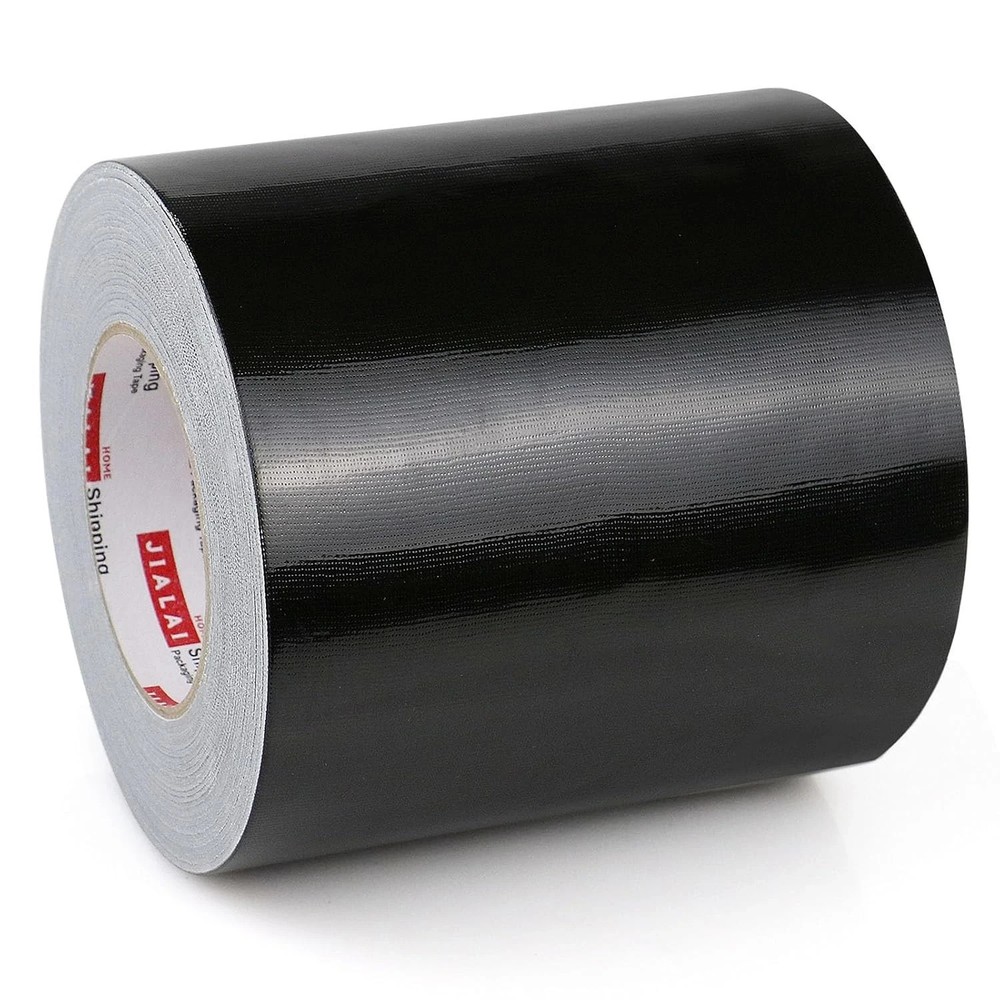 6″ Duct Tape, Heavy Duty 6 Inch X 55 Yds (164 Ft) Wide Black Duct Tape, Waterpro