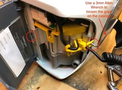 Hand Control for Guldmann GH2 Ceiling Lifts with Coiled cables (Up/Down Only)