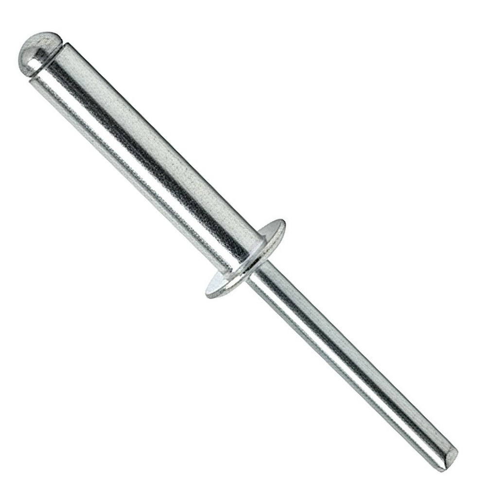 Pop Rivets 1/4″ x 1″ Aluminum Body Steel Mandrel Dome Head Blind Qty 25