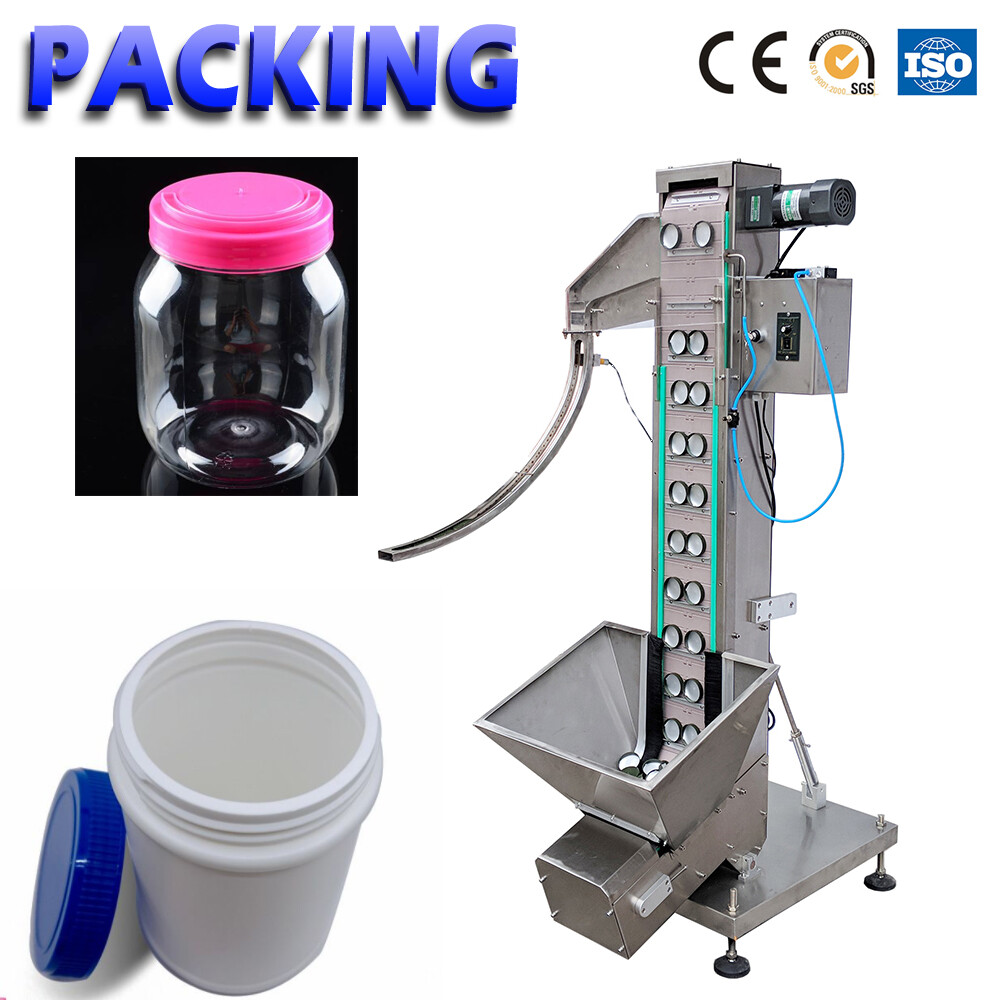 Automatic Bottle Lids Feeding Machine Customized Cover/Lid Unscrambling Sorting