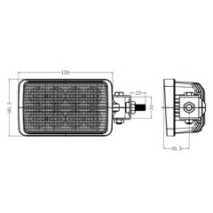 40W LED Work Light 5182602 for Ford New Holland Tractor 5640 6640 8730 8830 TW25