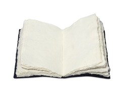 CODEX Handmade Deckle Edge Journal Lamali Paper Blank Book 100% Cotton – Kagzi