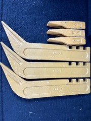3 Scarifier Shanks and 6Y-5230 teeth fits CAT MOTOR GRADER 9F-5124 195-7218