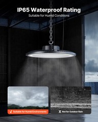 VEVOR 10 Pack LED High Bay Lights 6000K 150W 21000LM for Warehouse Shop Barn