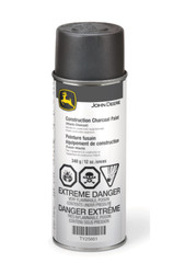 John Deere Construction Charcoal Gray Spray Paint Can 12oz TY25661 Genuine NEW