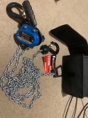 Mini Chain Hoist 1/2 Ton 1100Lbs Capacity 10Ft Lift Manual Lever Chain Hoist …