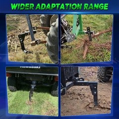 3 Point Trencher Ripper Attachment fit 2″ Receivers, Hitch Mounted Ripper…