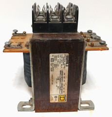 SQUARE D INDUSTRIAL CONTROL TRANSFORMER TYPE KF750D1 CLASS 9070 .750 KVA