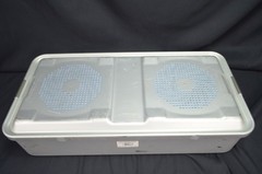 Aesculap JN441 Full Size Sterile Container Case With Lid Plates and Filters