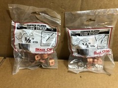 Sioux Chief 501-2PK2 Copper Plated Steel 2 Hole Tube Strap 1/2″ 20qty