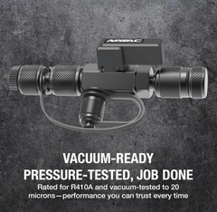 NAVAC NVR2 Valve Core Removal Tool 1/4″ 5/16″ HVAC R410A Vacuum