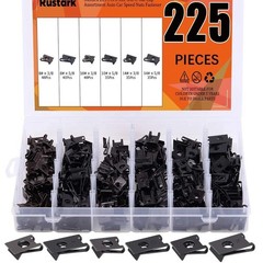 Professional 225 Pcs U-nut Clip Kit for Auto Panels