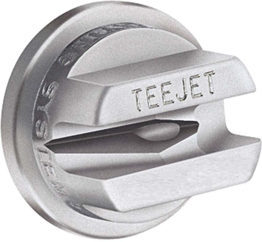 TeeJet Stainless Steel Off-Center Flat Fan Spray Tip Rated 0.10 GPM @ 40 PSI