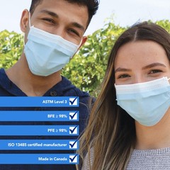 ASTM Level 3 Disposable Face Masks – Box of 50 ASTM Level 3, ≥98% BFE, 3-Ply …