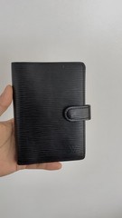 Louis Vuitton Authentic Notebook Cover Epi Black Agenda PM Noir Made in Spain