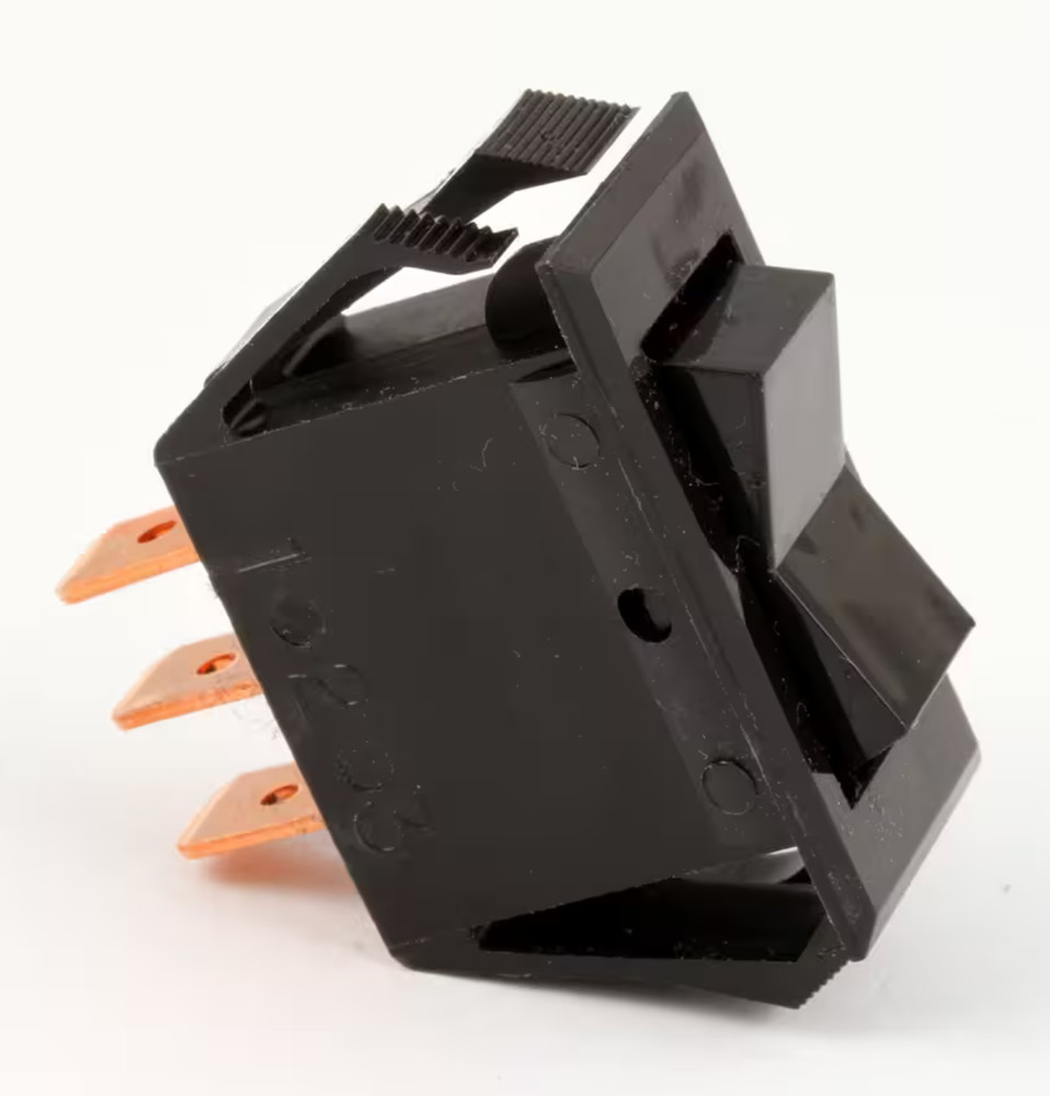 Garland Op Switch 9/16 X 1-1/8 Spdtctr-Off 1358900 Rocker, On/Off/On, SPDT, G24
