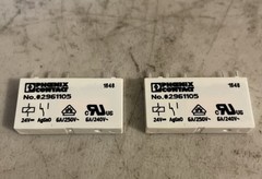 Lot Of 2! 2961105 Phoenix Contact Power Relay 6A 24VDC 5 Pins NEW