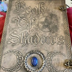 Book Of Shadows, Leather Grimoire, Leather Journal, Magic Book, Celtic journal