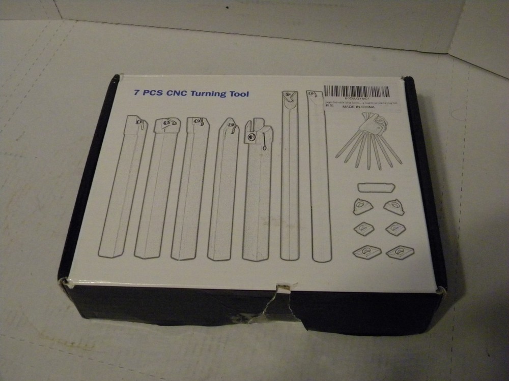 Lathe Turning Tool 21Pcs Kit 5/8 16mm Shank 7 Pcs Metal Lathe Tool Holder Set 1