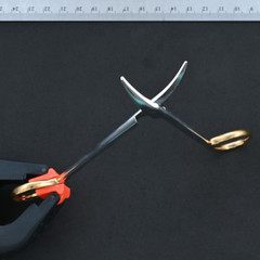 Aesculap BC263R DuroTip TC Metzenbaum Scissors Curved B/B 7 in