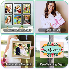 10 Pcs 8”x10” Aluminum Sublimation Metal Photo Blanks, Metal Sublimation Blank