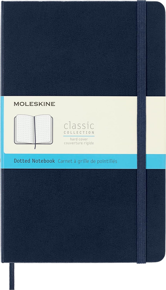 Moleskine Classic Notebook Sapphire Blue 5X8.25 Inches 400 Ruled Pages
