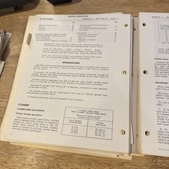 Vintage Massey Ferguson MF 300 Combine Service Manual 19966/1967
